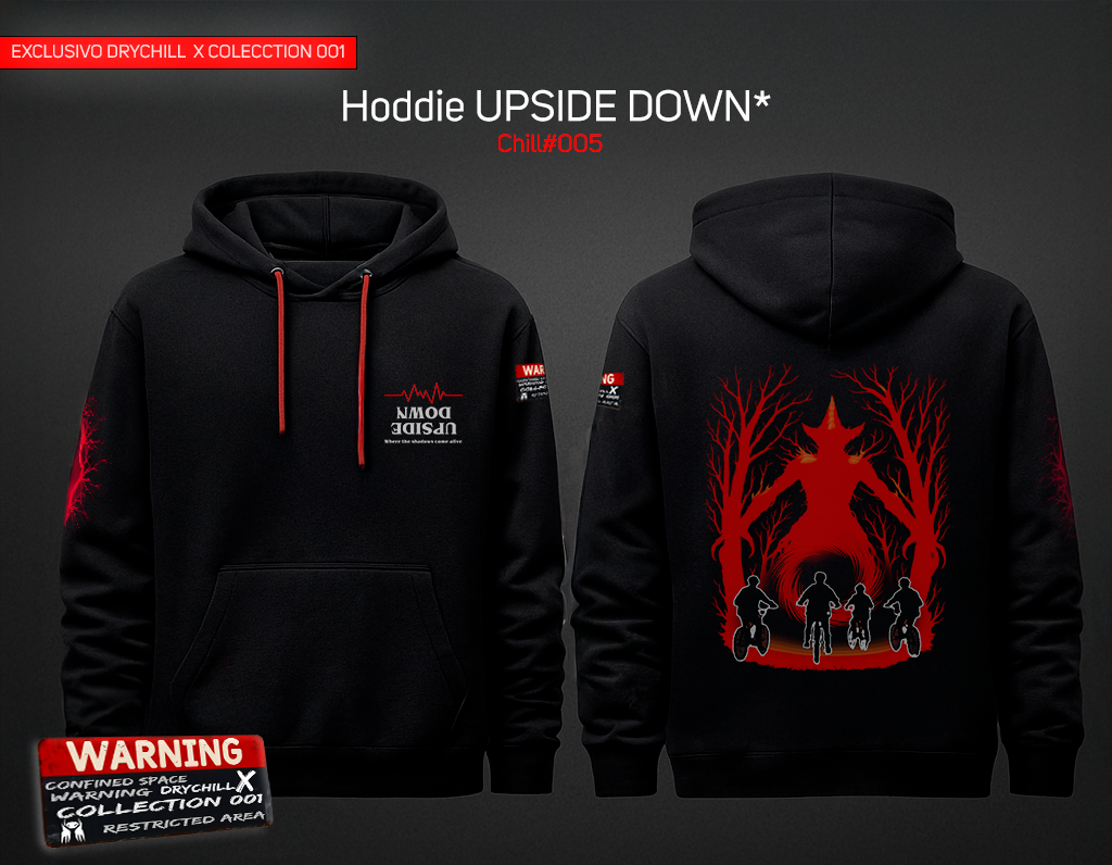 Hoddie UPSIDE DOWN - CHILL#005