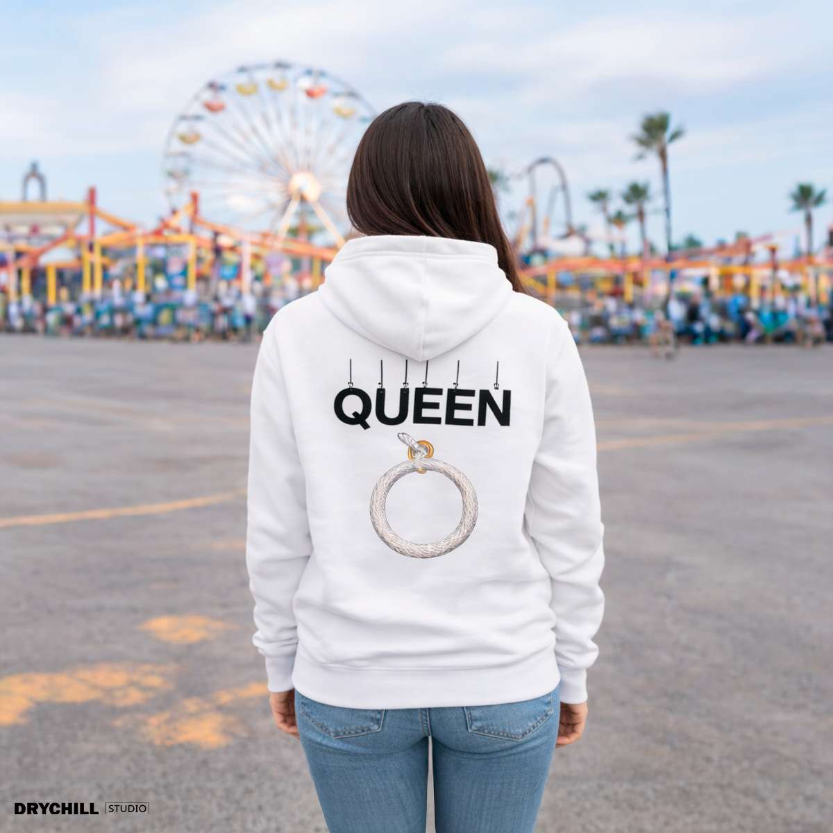 Hoddie TOYCONTIGO - TOY CON ÉL / QUEEN".