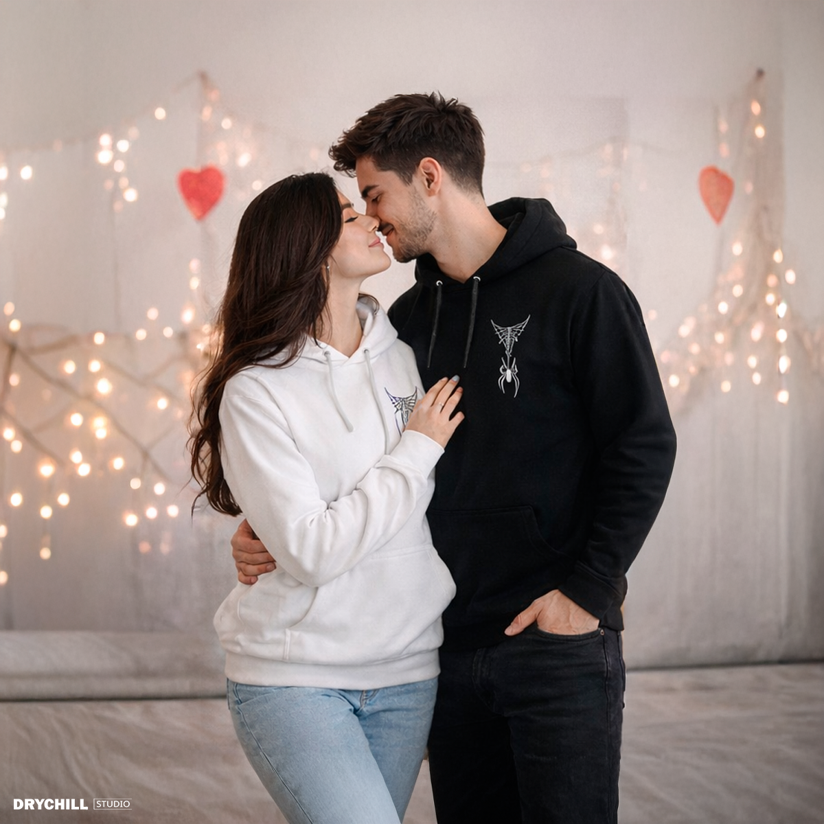 Hoddie SPIDER - BLANCA