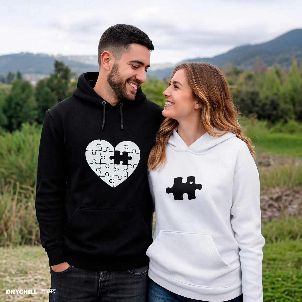 Hoddie ROMPECABEZAS - BLANCA