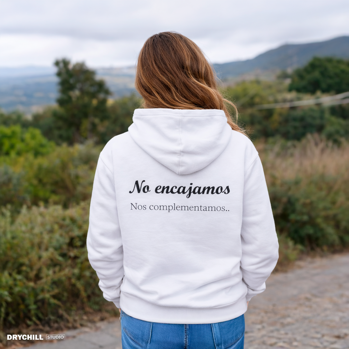 Hoddie ROMPECABEZAS - BLANCA